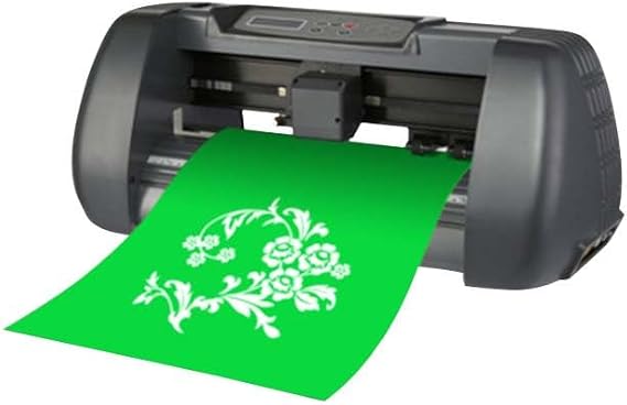 High-Speed Desktop Cutting Plotter Machine, 375mm Cutter with LCD Display, Dual CPU Control for Sign Making, Decals, Stickers & Heat Transfer Paper