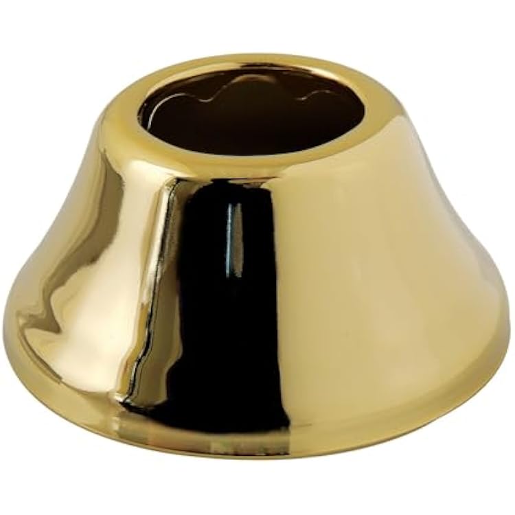 Kingston Brass FLBELL11432 1-14 ID x 3 OD Bell Flange, Polished Brass