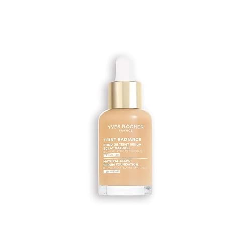 Yves Rocher Radiance Foundation Serum Hyaluronic Acid Lightweight Skin Care Makeup Base Brightening Hydrating - Beige Neutral 100-30 ml1 fl.oz