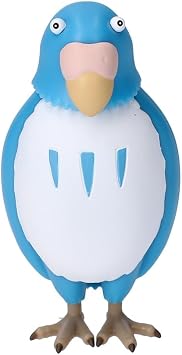 ensky - The Boy and The Heron - UN-03 Yes Nod Tilting Figure The Parakeet (Blue), Studio Ghibli Official Merchandise