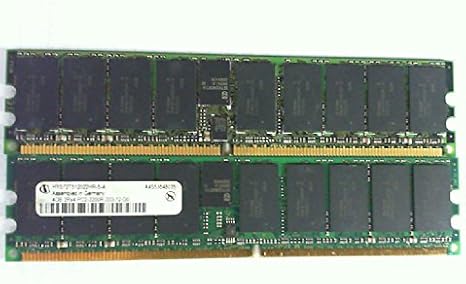 INFINEON HYS72T512022HR-5-A 4GB SERVER DIMM DDR2 PC3200(400) REG ECC 1.8v 2RX4 240P 512MX72 512mX4 C