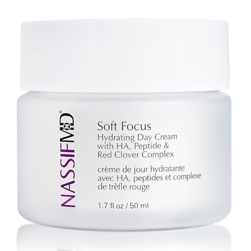 NASSIFMD Soft Focus Hydrating Day Cream - Moisturizer Face Cream for Radiant & Youthful Skin, Niacinamide & Hyaluronic Acid Facial Moisturizer