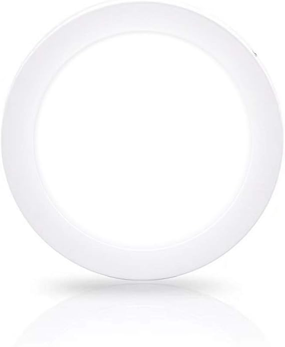 LED Ceiling Lights, Surface Mounted 24W LED Flush Mount Ceiling Light, Round 11 inch 1600LM, 150W Halogen Bulb Equivalent, Daylight White 6500K, Wall Fixture Lamps for Kitchen, Dinning Room, Bathroom