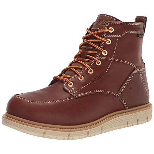 KEEN Utility Mens San Jose 6 Alloy Toe Waterproof Wedge Work Boots