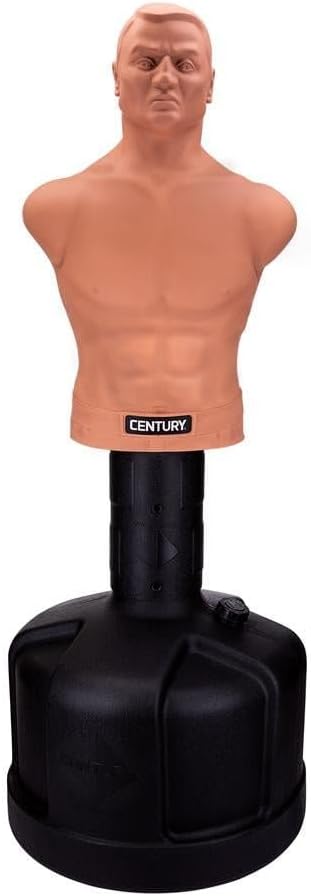 Century BOB Body Bag & Base Unit | Standing Punching Dummy | Boxing Training Equipment | Punching Bag Stand Adult | Freestanding Kickboxing and MMA Trainer | Head & Torso Mannequin | Adjust Up to 78"