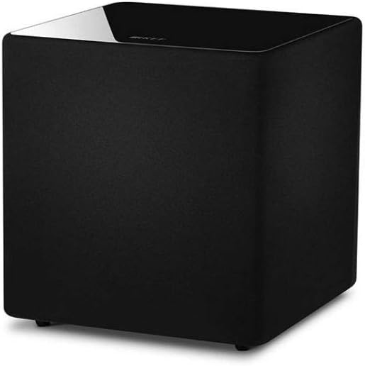 KEF Kube10b 10 Inch 300 Watt Powered Subwoofer (Black)