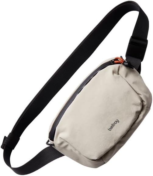 Bellroy Lite Belt Bag, Versatile Crossbody Sling - Ash