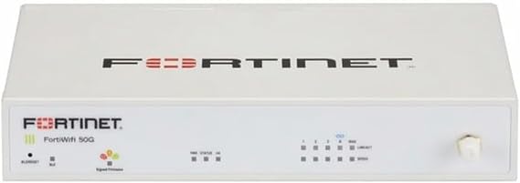 Fortinet FortiWiFi 50G Next-Gen Wireless Firewall | Secure Wi-Fi 6 SD-WAN Gateway for SMB Networks (FWF-50G-A)