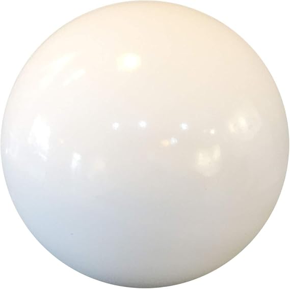 35cm/14inch Diameter Gazing Globe Mirror Ball,White Stainless Steel Polished Reflective Smooth Garden Sphere,Colorful and Shiny Addition to Any Garden or Home
