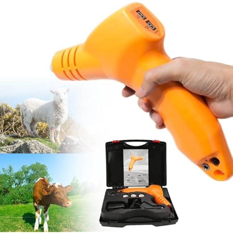 Electric Dehorner, High Temperature Resistance Cattle Dehorner Electric Horn Remover Cutter Dehorning Machine for Cattle Calf, Lamb, Sheep Goat and Sheep