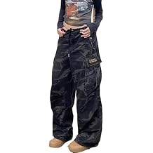 Casual Baggy camo Combat high Waisted Cargo Pants Tactical Hiking Athletic Jogger Womens Cargo Pants