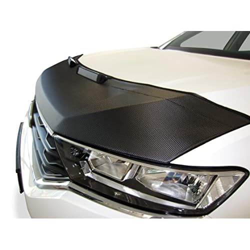 AB3-00716 Carbon Look Car Bra Compatible with Kia EV6 2021 - Hood Bra Stone Chip Protection Tuning