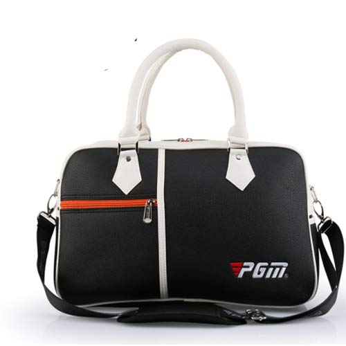 PGM PU Golf Duffle Bag Golf Clothing Bag,Boston Bag-with Seperate Shoes Store Bag