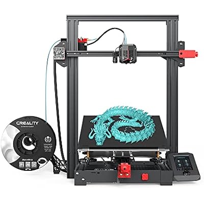 Creality Ender 3 Max Neo 3D Printer Ender 3 Max Upgraded with CR Touch Automatic Leveling Dual Z-axis Red Metal Extruder 32-bit Silent Mainboard 11.8 x 11.8 x 12.6 Build Volume