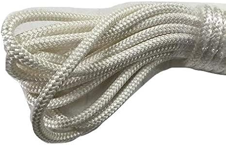 5/16 Inch by 60 Feet Double Braid Polyester Rope White