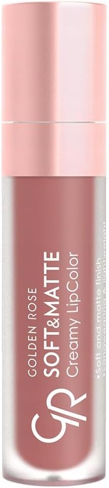 Golden Rose Soft & Matte Creamy Lipcolor No: 107 - Kurutmayan Yumuşak Mat Likit Ruj