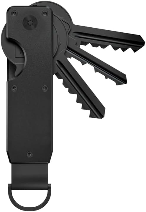 Key Organizer Compact Key Holder Metal Key Chain with Compass Minimalist