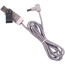 myVolts Ripcord USB to 9V DC Power Cable Compatible with Roland SP-404 Sampler