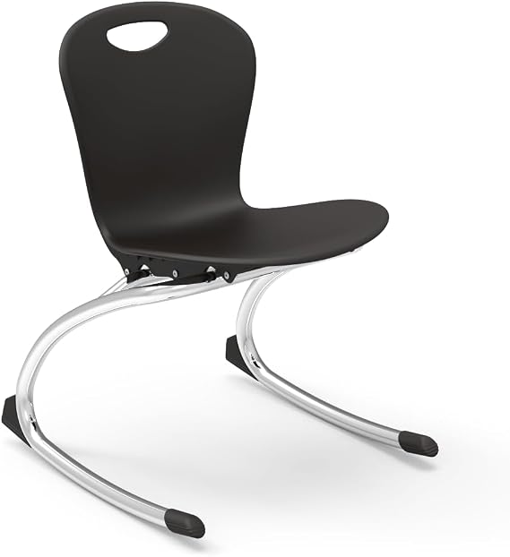 Virco ZROCK15 ZUMA Rocking Chair 15" Seat Height (Set of 4) - Black