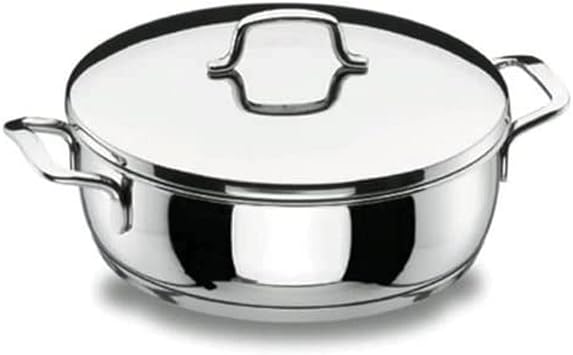 LACOR Gourmet Round Dish, 32, Silver