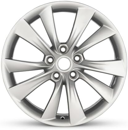 19x8 inch OEM Direct Replacement Aluminum Wheel for Tesla Model S 20122017 5-120mm Silver 19 in Rim 102418300A