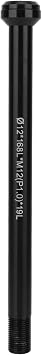 Keenso Bike Thru Axle, Thread 1.0 14212mm Thru Axle Bicycle Front Rear Fork Thru Axle Skewer Bike Repair Replacement for All 14212mm and 1.0 Thread Pitch Frame