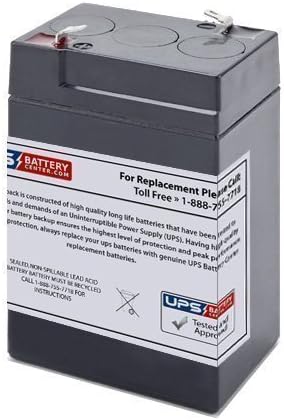 6V 4.5AH SLA Battery Replacement for Coleman Quick Pump
