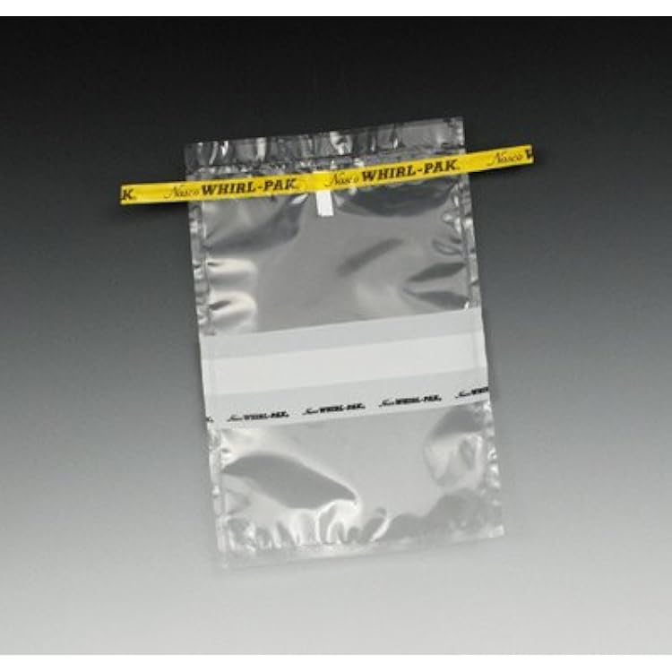 3-34 x 7 Whirl-Pak Sterile Sampling Write-on Poly Bag - 7 oz. 2.5 mil 500 Bags - AB-13-1-1489