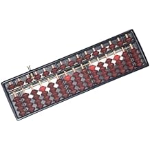 Math Abacus Abacus 13 Digits Standard Abacus Chinese Calculator Counting Math Learning Tool for Students Beginners Arithmetic Counting Tool