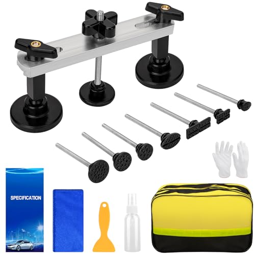 Bitlyle Car Dent Puller Kits,Professional Car Paintless Dent Removal Tools,Dent Repair Tool Bridge Puller,Dent Remover Tool for Car Auto SUV Hail Damage DIY Repair