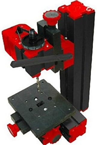 TOPCHANCES Mini CNC Machine 6 in 1 Motorized Jig-saw Grinder Driller Metal Lathe Wood Lathe Milling