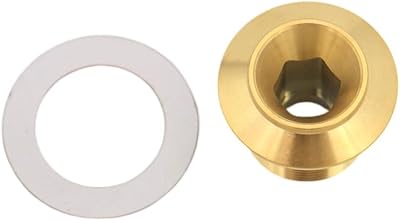 Fit for SRAM Dub Chainring Screw Shaft Fixing Screw M18M30 XX1 GX RED Force NX, Titanium Alloy Dub Bicycle Crank arm Bolt Cover Parts