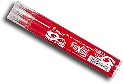 Pilot FriXion dönerbaşlı kalem-Ersatzminen, Kırmızı, Einzel