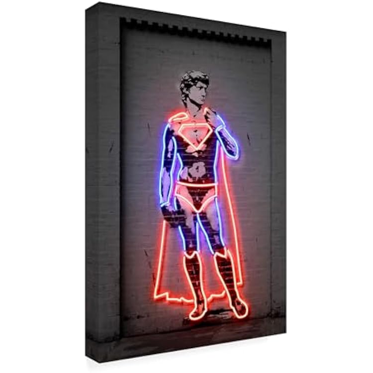 Wrapped Canvas Wall Art - Octavian Mielu David Wall Art for Living Room, Bedroom, or Office Decor - 30x47