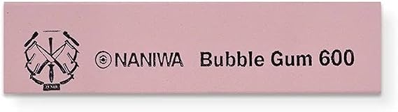 Naniwa stone 1" x 4" x 0.25" 600 Grit Bubble Gum Water Stone for the KME Sharpener