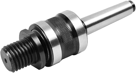 Woodworking Live Tailstock Chuck Adapter to 1" x 8tpi Thread with #2 Morse Taper Mount