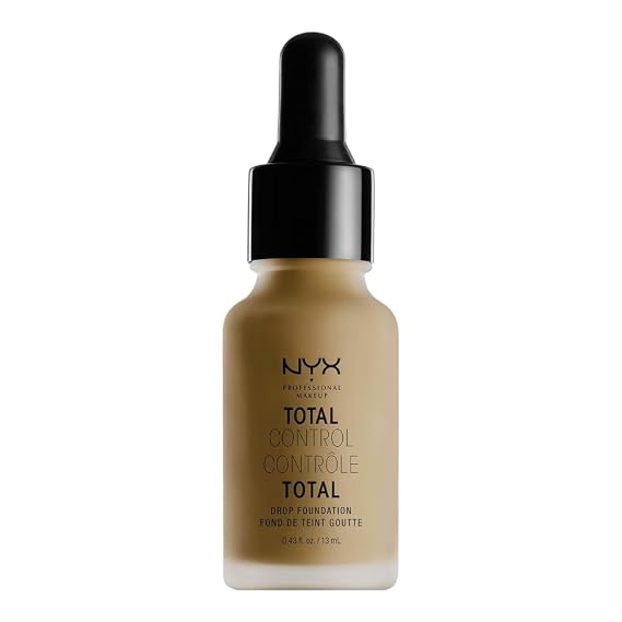 NYX PROFESSIONAL MAKEUP Total Control Drop Foundation - Cappuccino, With Purple Undertones