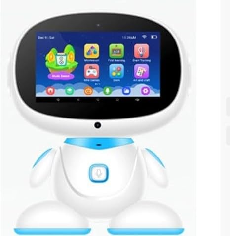 Smart Interactive Desktop Robot with Voice Response, Touch Sensor, LED Expressions,Multi-Language Support,Companion Robot Device for Home Interaction
