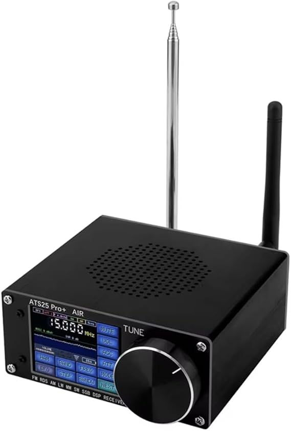 ATS25 Pro+ Supports Bluetooth Wifi AIR Band FM SW SSB MW LW AIR SDR Receiver Aviation Band Receiver Firmware 4.2 SI5351