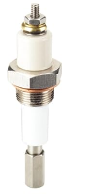 Warrick 3B1B 316 Stainless Steel Two-Piece Threaded Coupling with Single Electrode Probe, 38-18 NPT Male