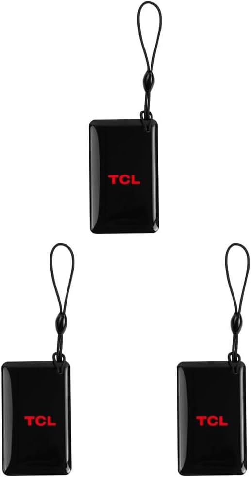 TCL Smart Door Lock IC Card 3 Pcs for Smart Deadbolt Lock, RFID Key Fob for D1 Pro/ D2/ D2 Plus/ D2 Pro Smart Lock, Black