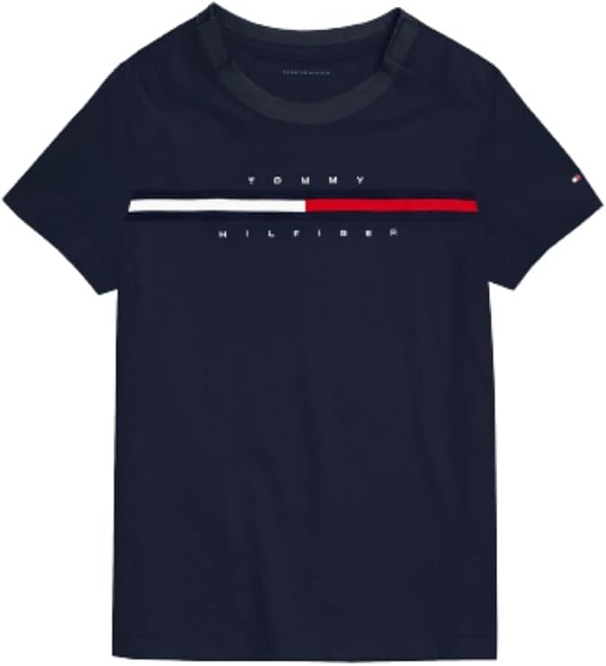 Tommy Hilfiger Adaptive Petty Tee with Velcro Closure at Shoulders (Little Kids/Big Kids)