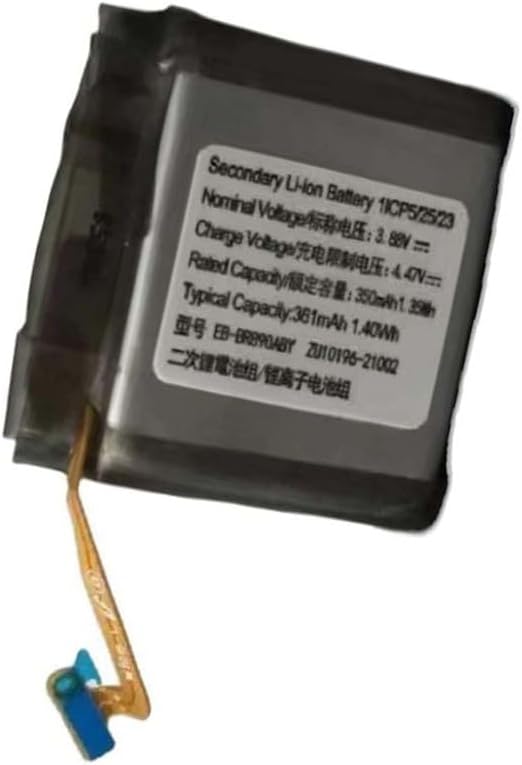 EB-BR890ABY Replacement Battery Compatible with Galaxy Watch 4 Classic 46mm SM-R890 SM-R890NZKCXAA SM-R890NZSAXAA