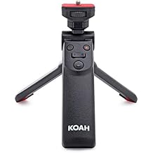 Koah Vlogging Camera Grip and Tripod for Content Creators - Compatible with Sony mirrorless Alpha Series, DSC-RX / RX100 Series, and DSC-HX/HX Series Cameras