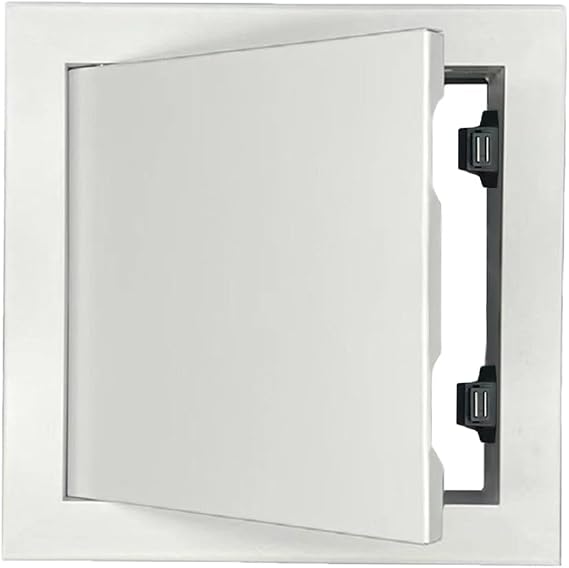 Access Panel for Drywall, 10 x 10 inch Wall Hole Cover Aluminum Alloy White
