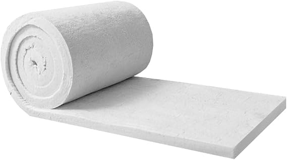 Ceramic Fiber Insulation Blanket - Fireproof Heat Insulation Baffle, Ideal for Kilns, Forges, Pizza Ovens, Fireplaces More,Thickness: 40mm