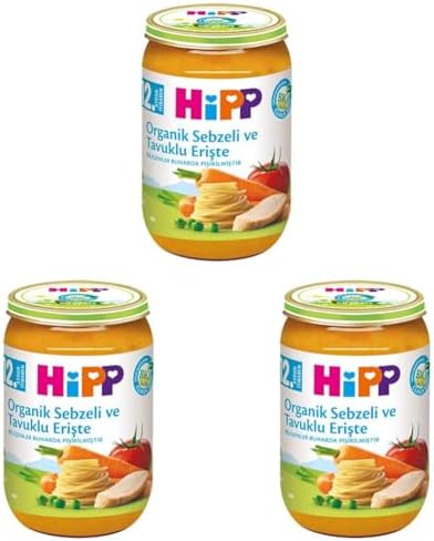 Hipp Organic Vegetable and Chicken Noodles 220 Gr 1 Pack (1 X 220 G) 3 pack