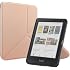 Case for Kobo Clara Colour 6.0 inch/Clara BW 6 Released 2024, with Auto Sleep/Wake, Soft TPU Matte Back Cover, Slim Lightweight Origami Shell Protective Smart Cover -Rose Gold