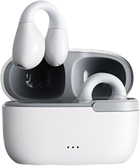Blue Tooth Ear Clip Music Call Headset True Wireless Blue Tooth Headset Wireless Earbuds (White)
