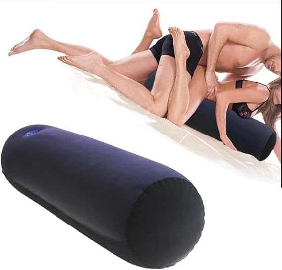 Toys Pillow,Toy Inflatable for Positions, Couples Toys Chair Cushion Velvety,Furniture for Bedroom, Toy Love Gifts Decorative Pillows for Bed (Cylinder)
